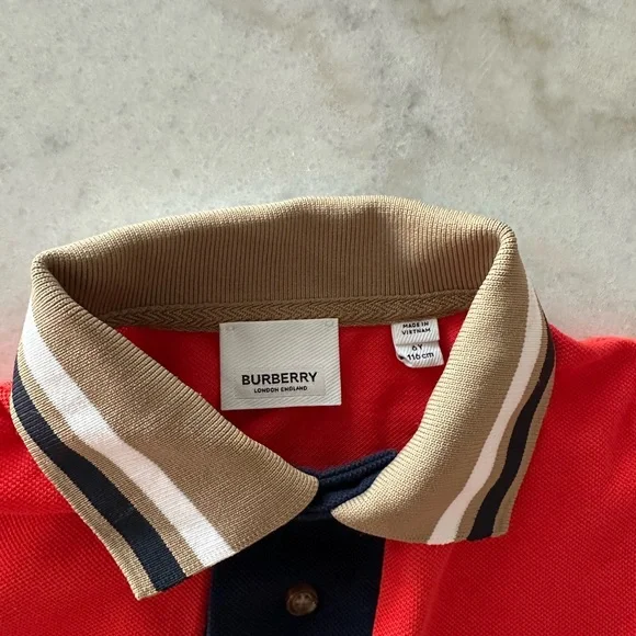 Burberry Red Kids Matching Set - Picture 3 of 8